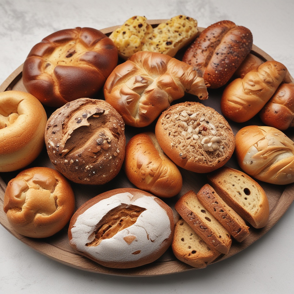 Assorted breads